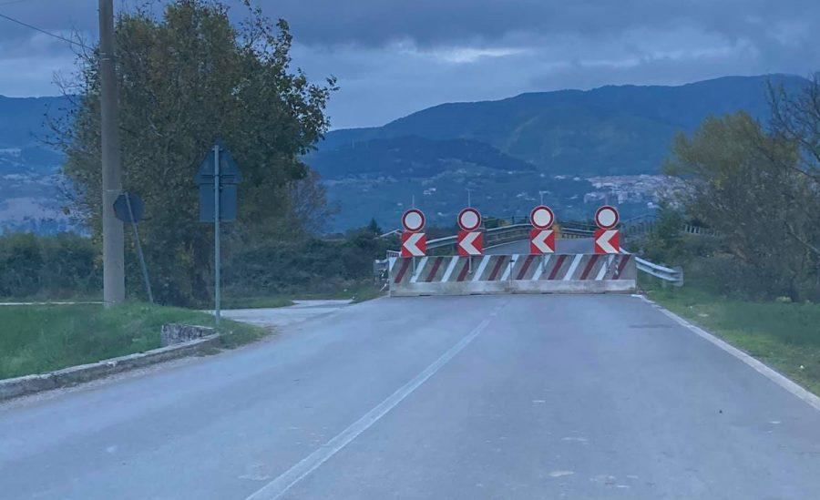 Sassano, chiusa la strada provinciale 11 fino a nuova ordinanza