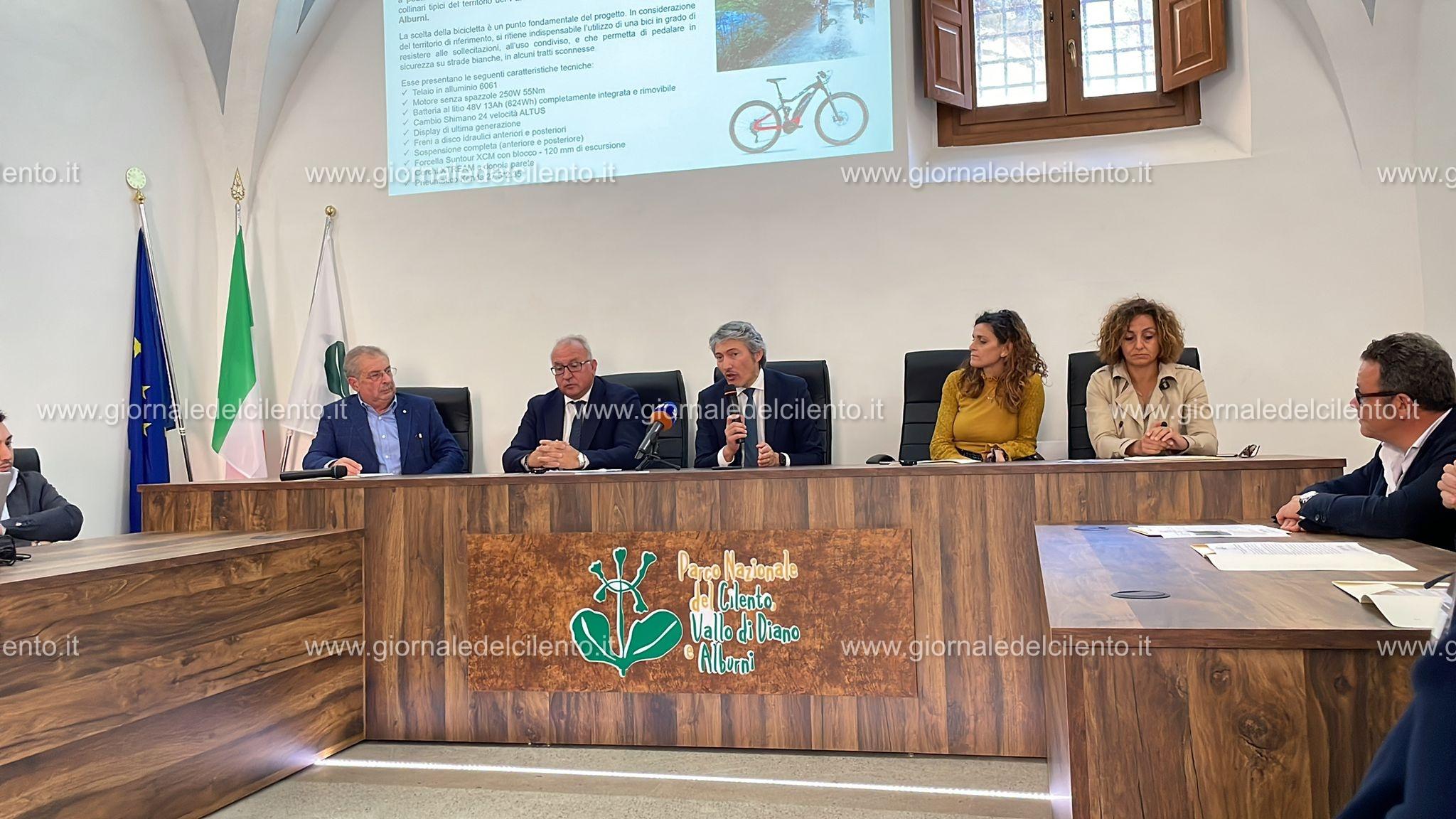 Nel Parco del Cilento la rete di bike sharing tra le più grandi d’Italia. Coinvolge 36 comuni