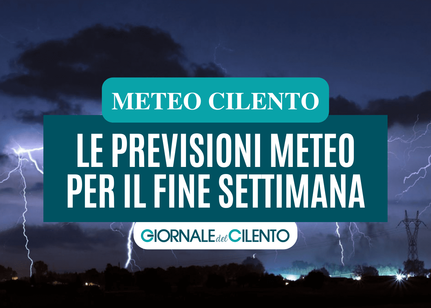 Meteo Cilento, ancora pioggia nel weekend: le previsioni fino a domenica