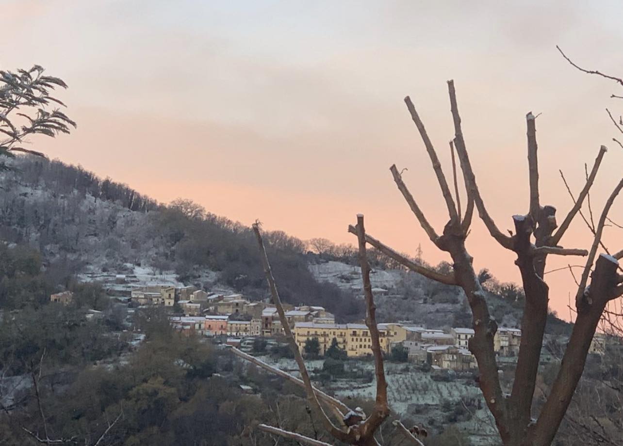 Il Cilento e Vallo di Diano con la neve, le immagini