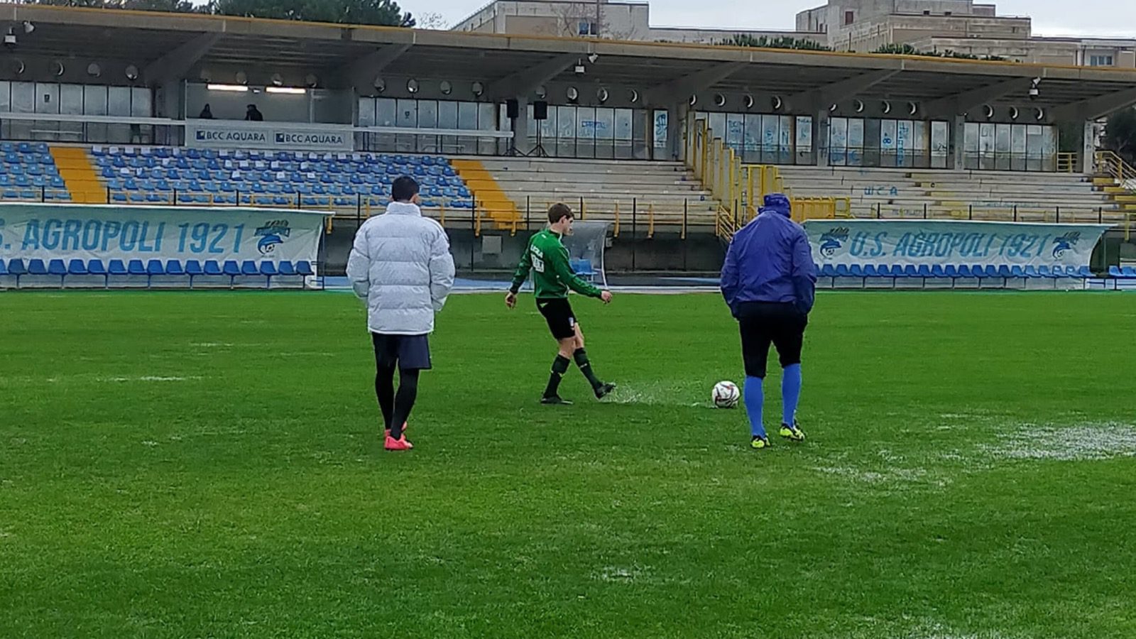 Cilento, rinviata la partita Agropoli – Solofra: «Campo impraticabile»