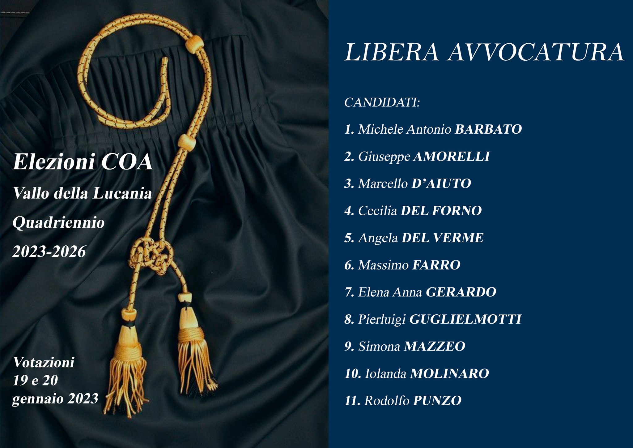 avvocatura e carriera politica non sono conciliabili