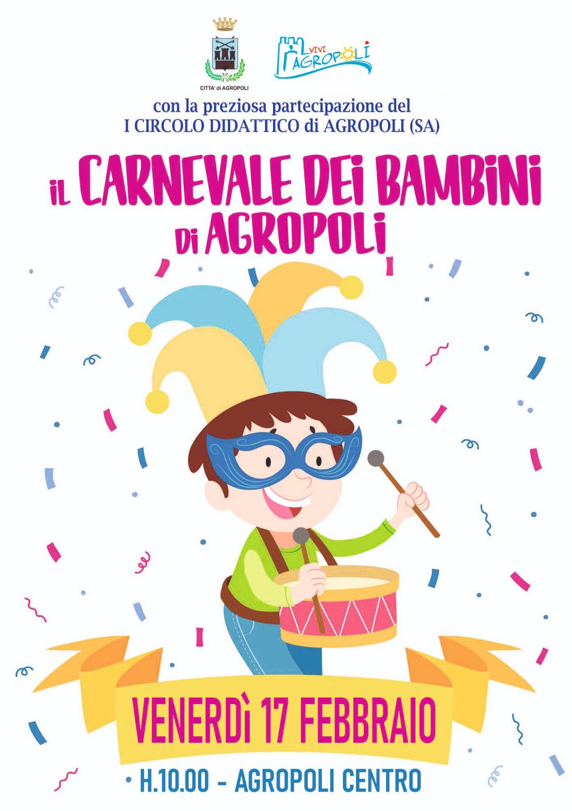 Agropoli, torna il Carnevale dei bambini: il tema è il ‘Cantico delle creature’