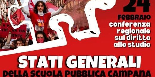 Gli Stati Generali della scuola pubblica a Napoli: presente anche una delegazione del Vallo di Diano