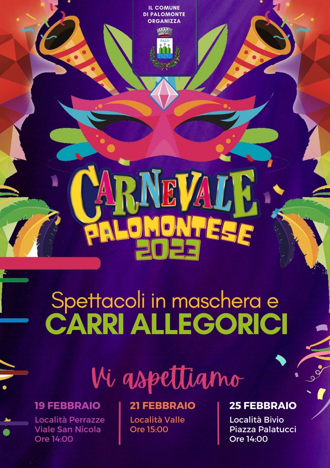 Palomonte, ritorna lo storico «Carnevale palomontese»