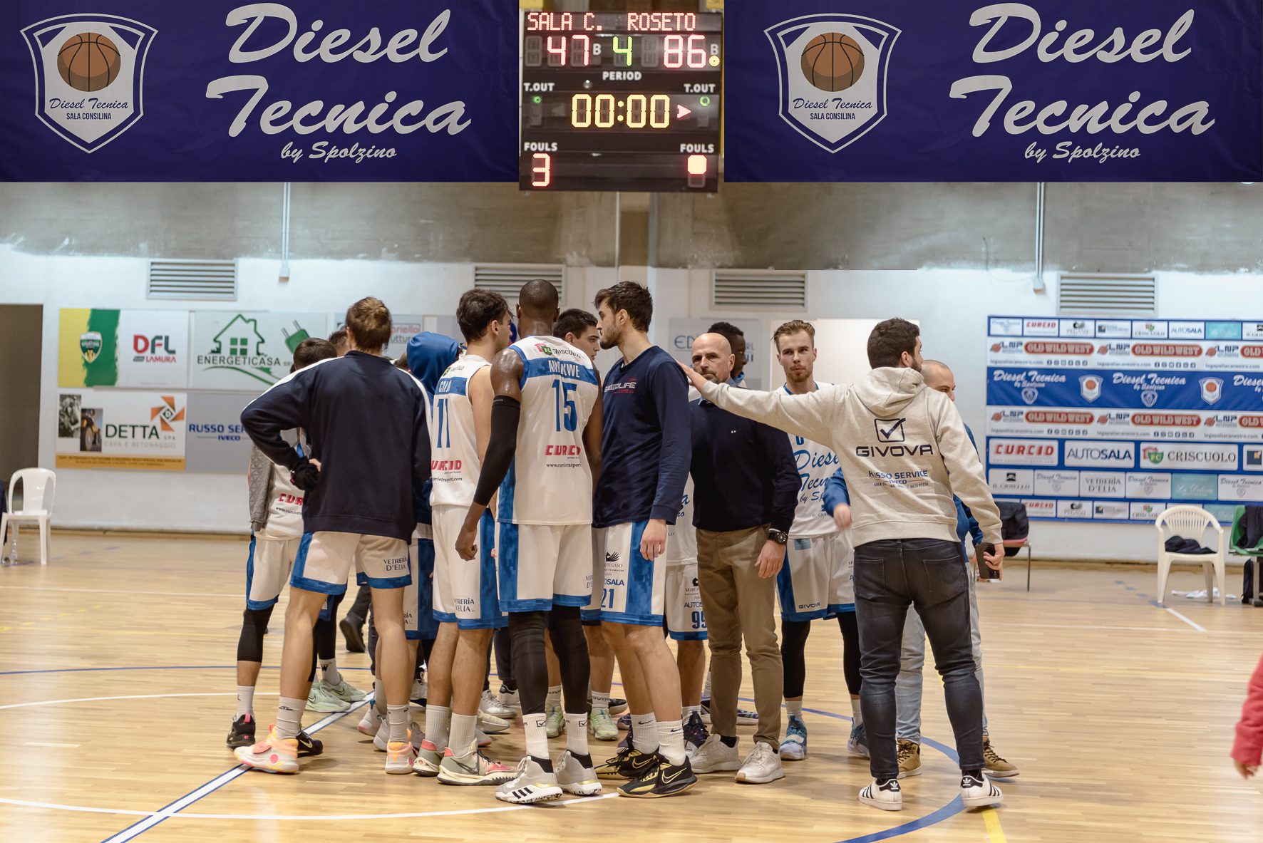 Basket: notte fonda in casa Diesel Tecnica, sconfitta da dimenticare