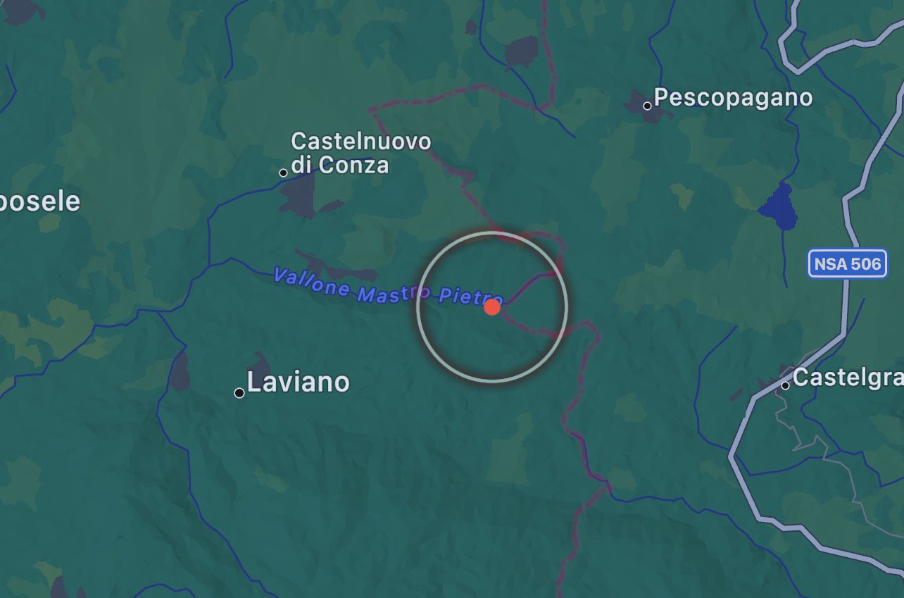 Scossa di terremoto avvertita dalla popolazione: magnitudo 2.5