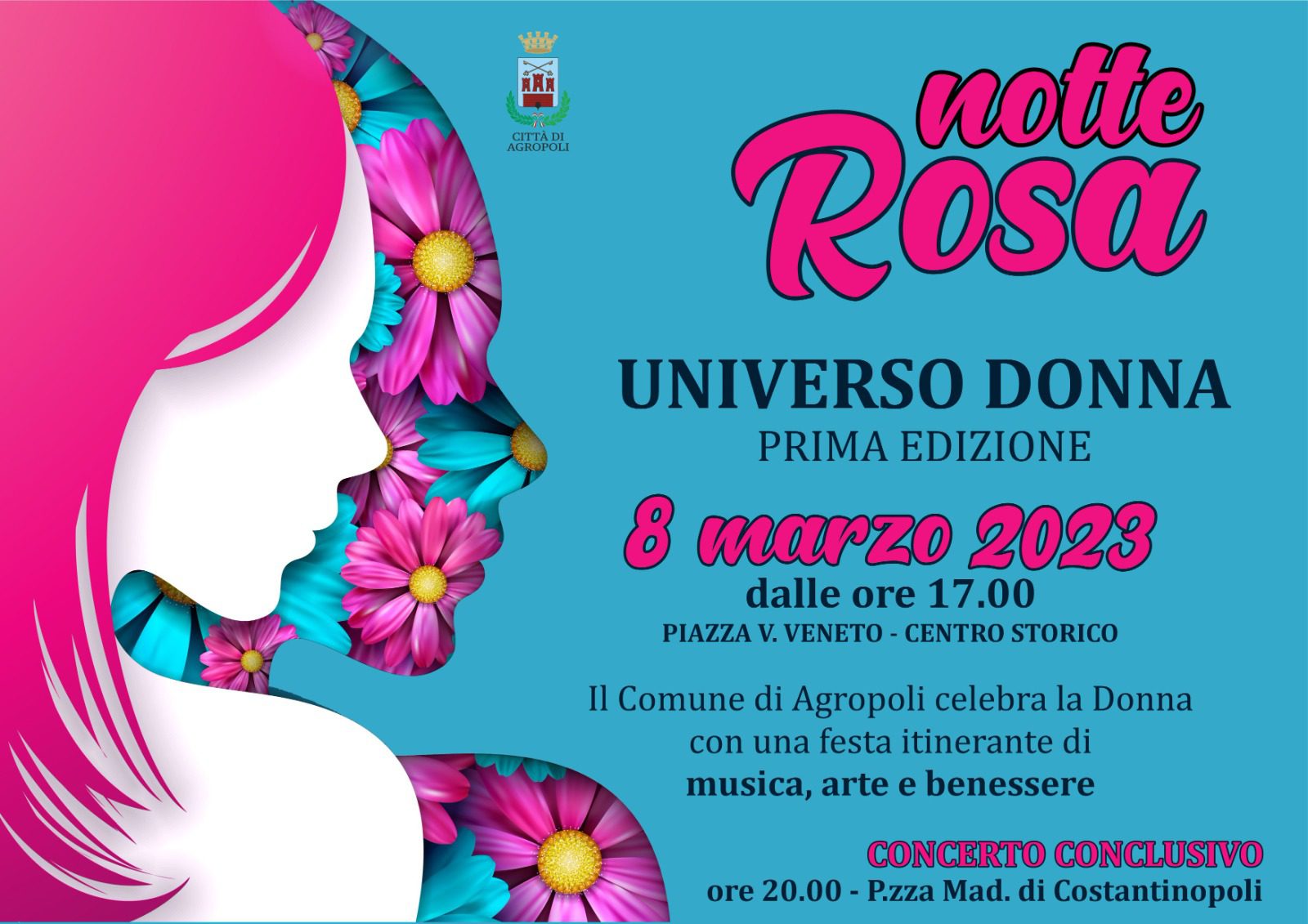 Agropoli si tinge di rosa per l’8 marzo: eventi dedicati alle donne