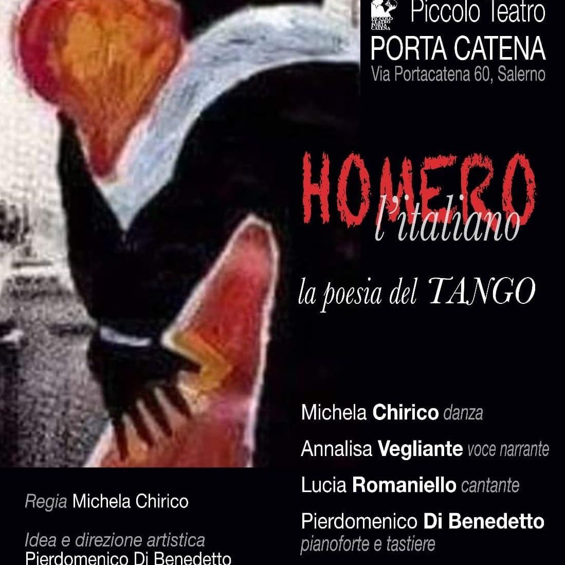 Lo spettacolo «Homero – L’italiano» in scena a Salerno