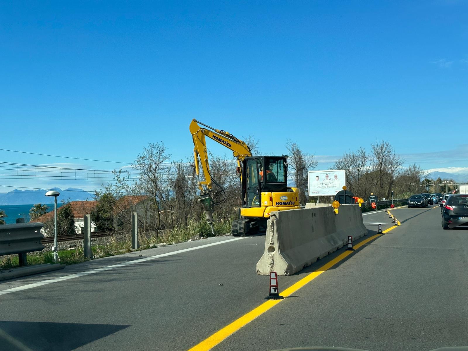 SS 18 Cilentana: quasi ultimati i lavori al sovrappasso ‘Parco Sogno’  ad Agropoli