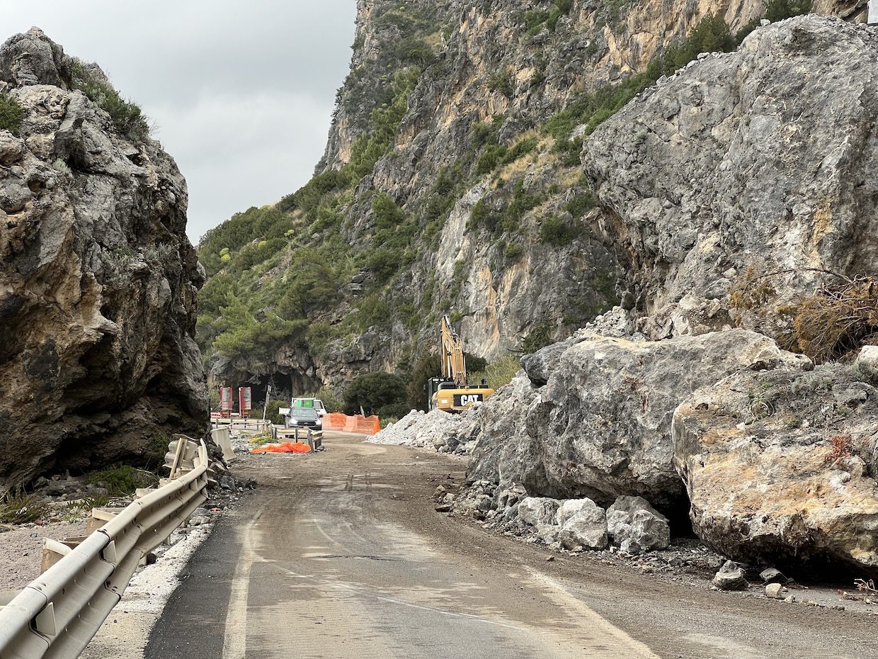 Lavori al Mingardo, possibile riapertura della strada: due ipotesi al vaglio