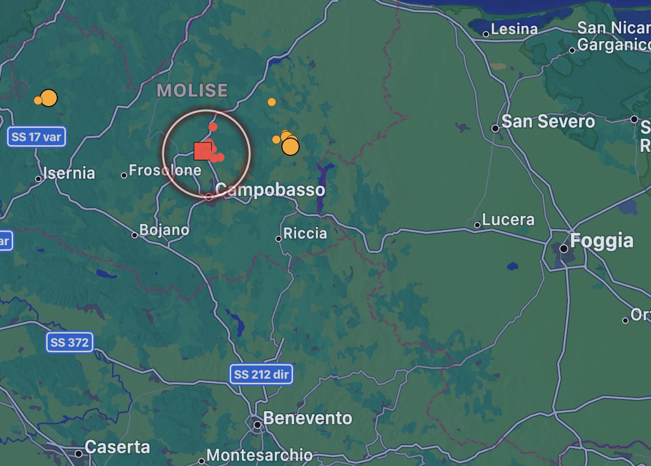 Scossa di terremoto 4.6 avvertita in Campania