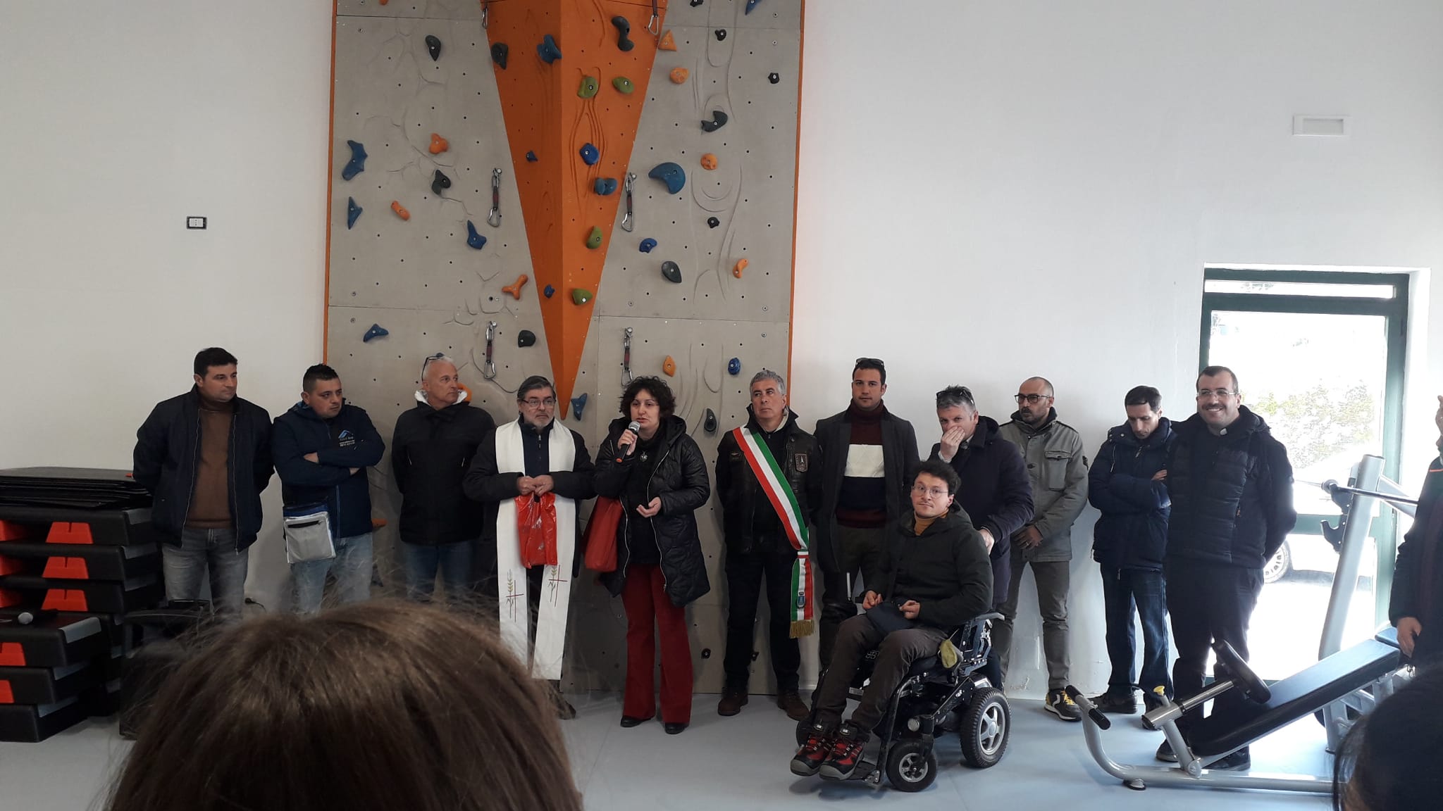 Roccagloriosa, inaugurata la nuova palestra comunale