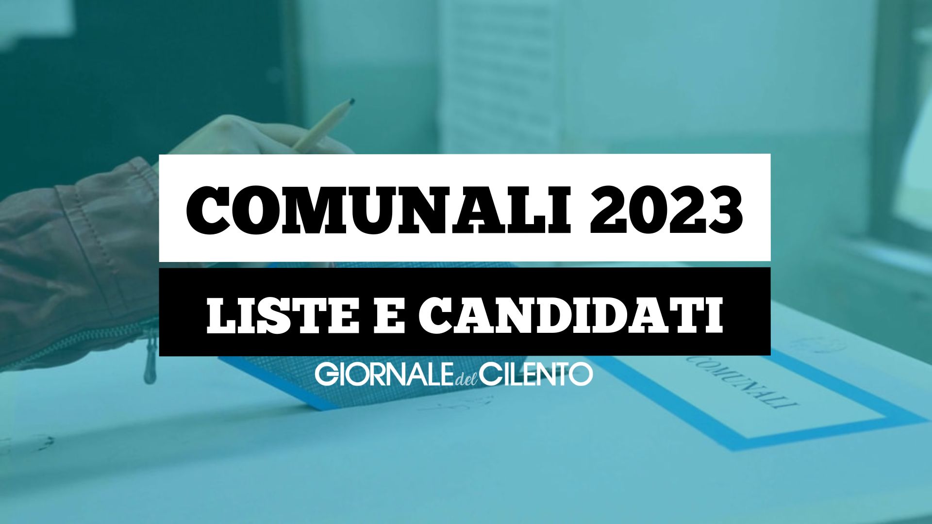 Elezioni comunali 2023, tutti i candidati dei Comuni al voto nel Cilento e Vallo di Diano