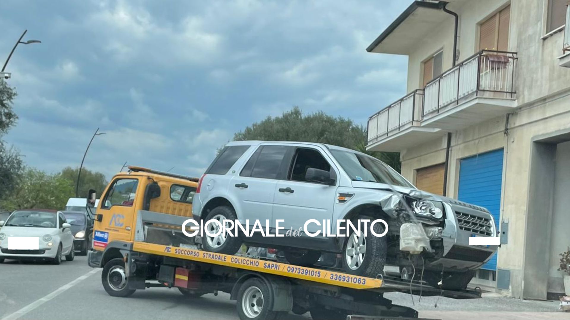Incidente stradale tra Villammare e Sapri: nessun ferito