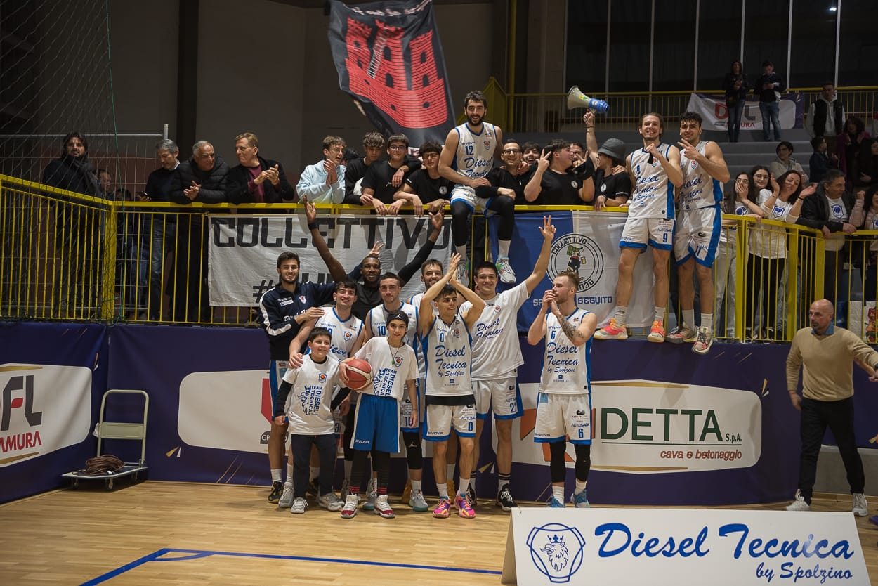 Basket, il derby alla Diesel Tecnica Sala Consilina: decima vittoria in campionato