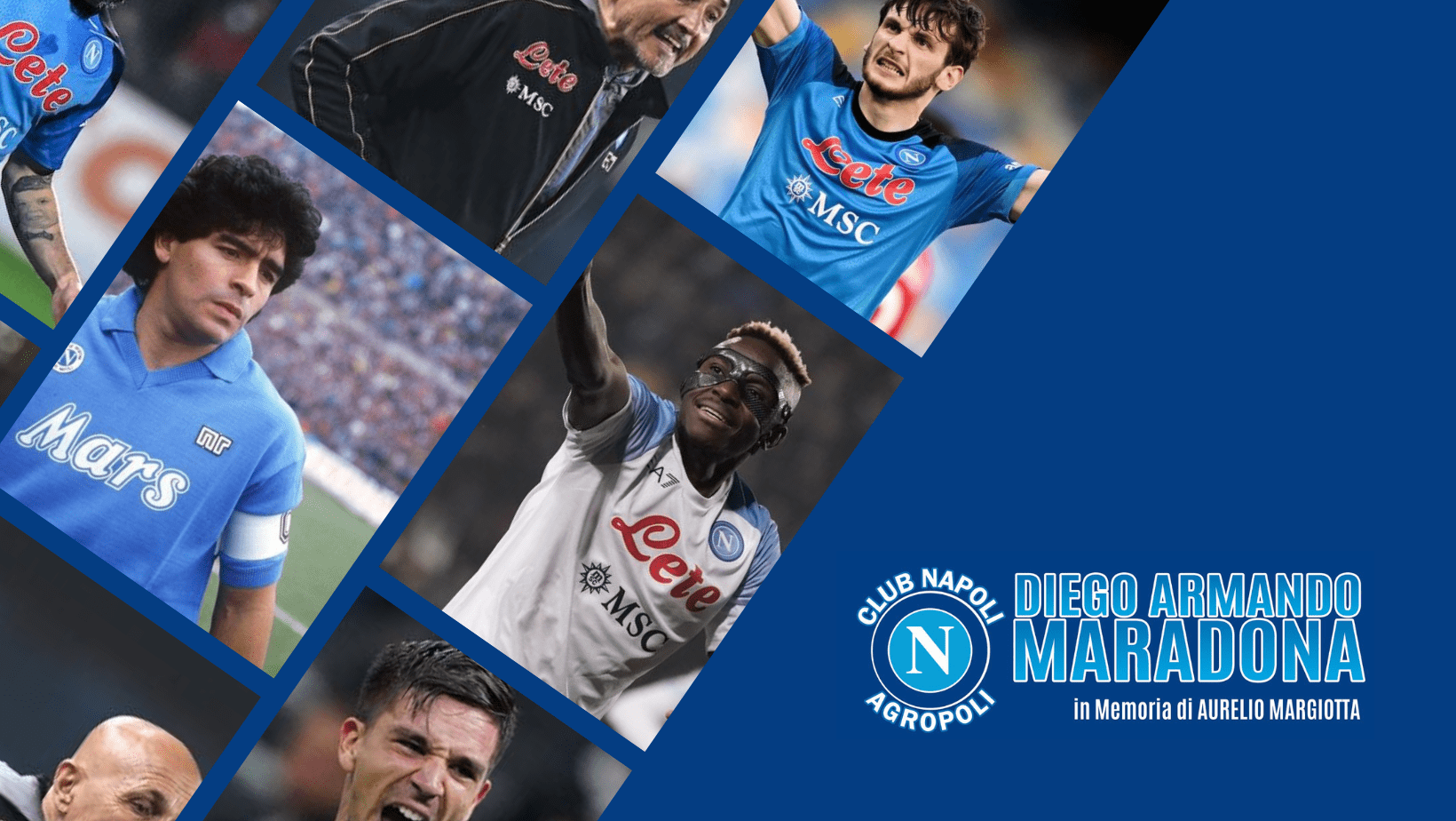 Il Club Napoli Agropoli celebra la vittoria del terzo scudetto del Napoli