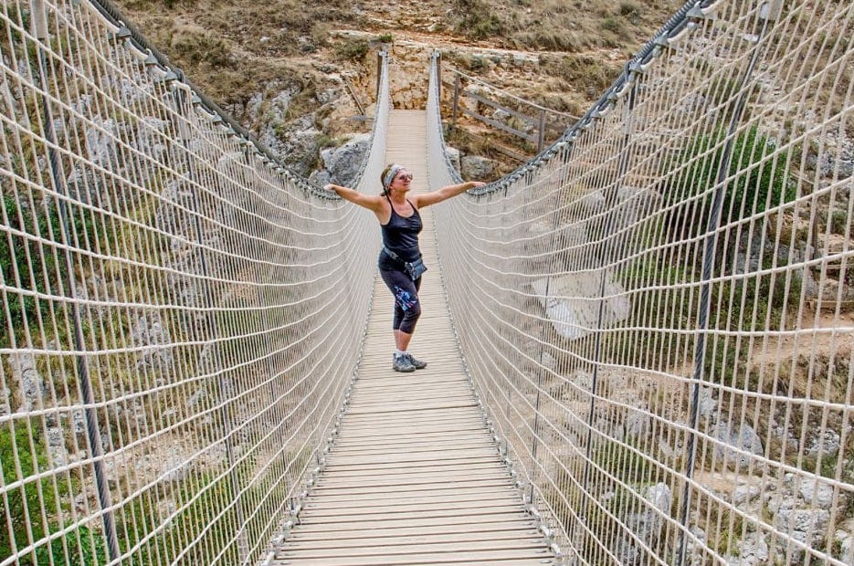 Camerota, sopralluogo per il ponte Tibetano. Scarpitta: «Volano per il turismo delle aree interne»