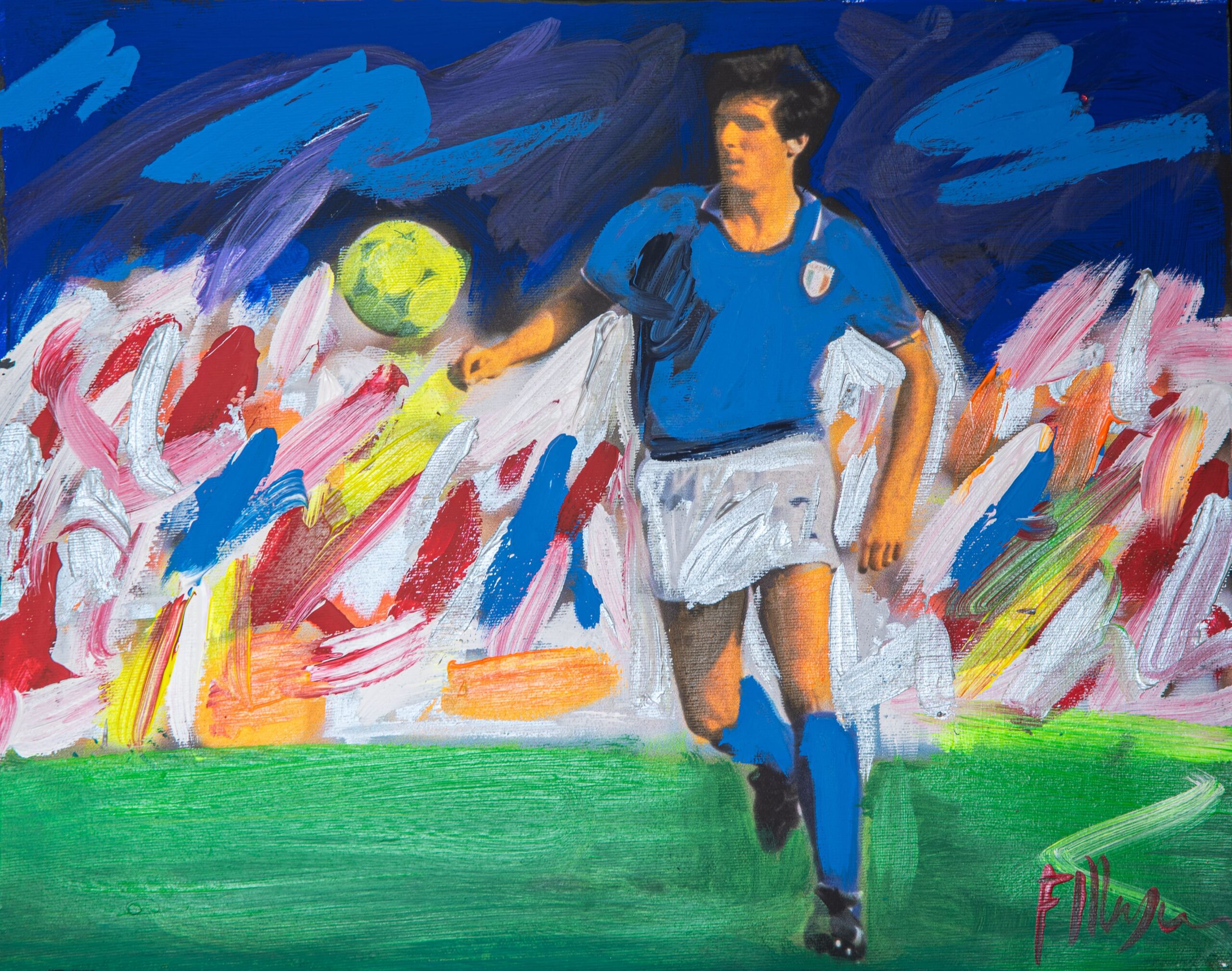 I campioni del calcio attraverso l’arte, 200 ritratti nel nuovo libro di Fernando Mangone