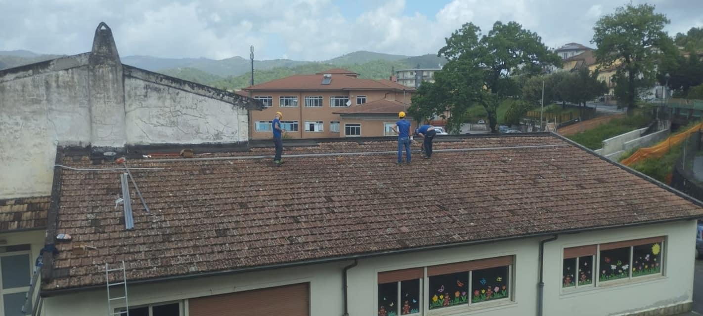 Impianto fotovoltaico sulla scuola dell’Infanzia di Omignano Scalo