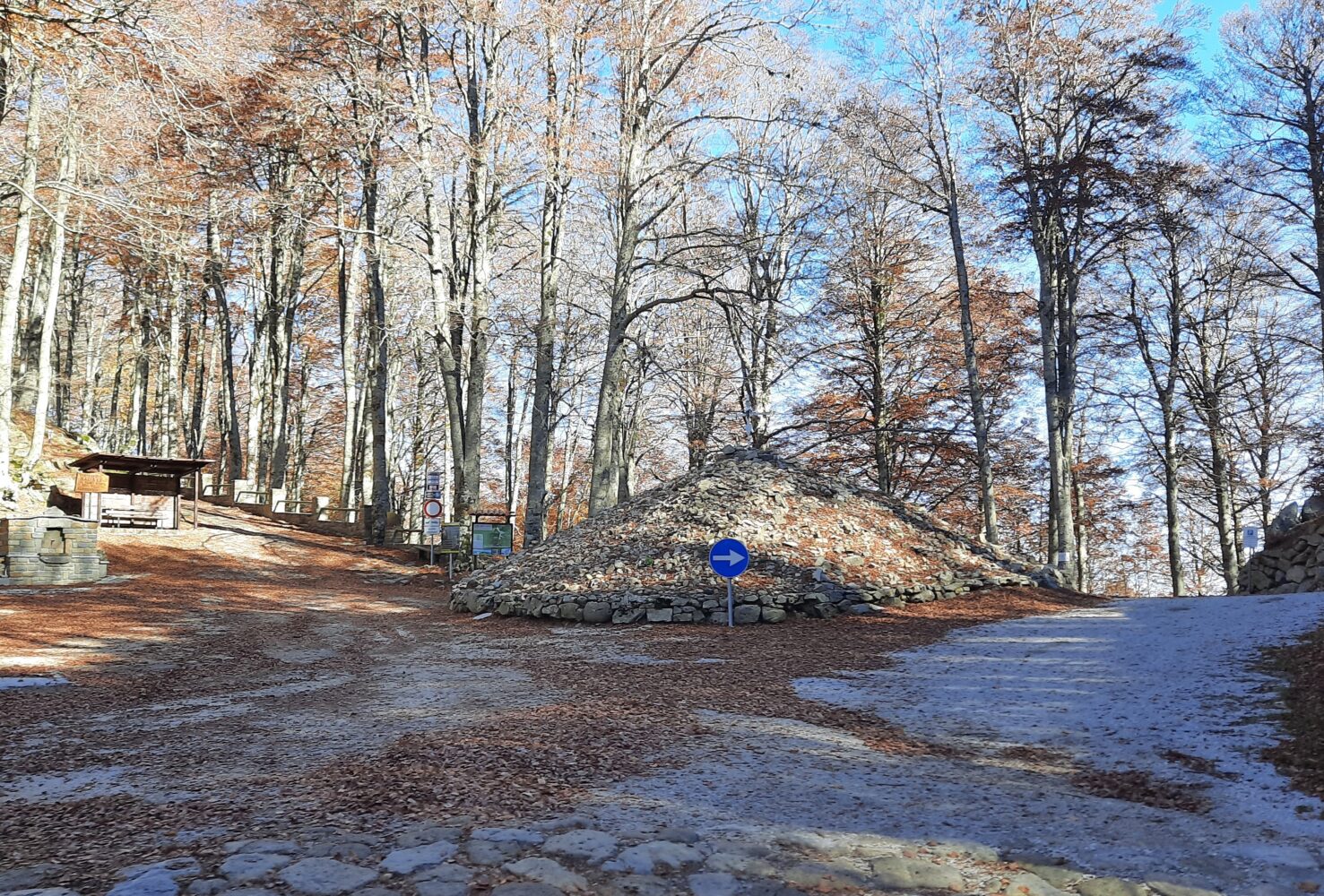 Ripulito il percorso che porta al Santuario sul Sacro Monte di Novi Velia