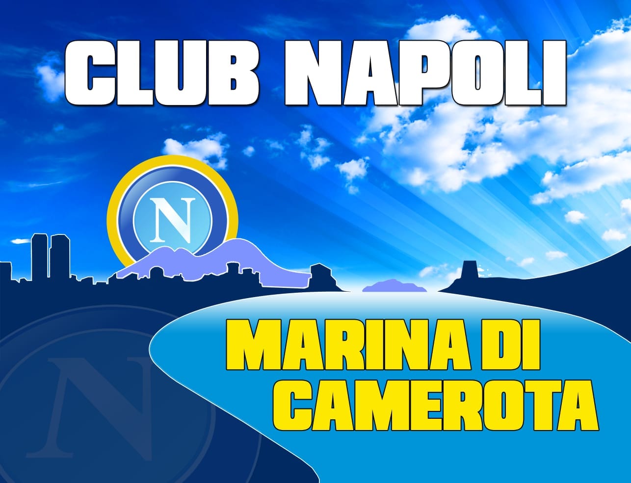 Marina di Camerota si tinge d’azzurro: tutto pronto per festeggiare lo scudetto del Napoli