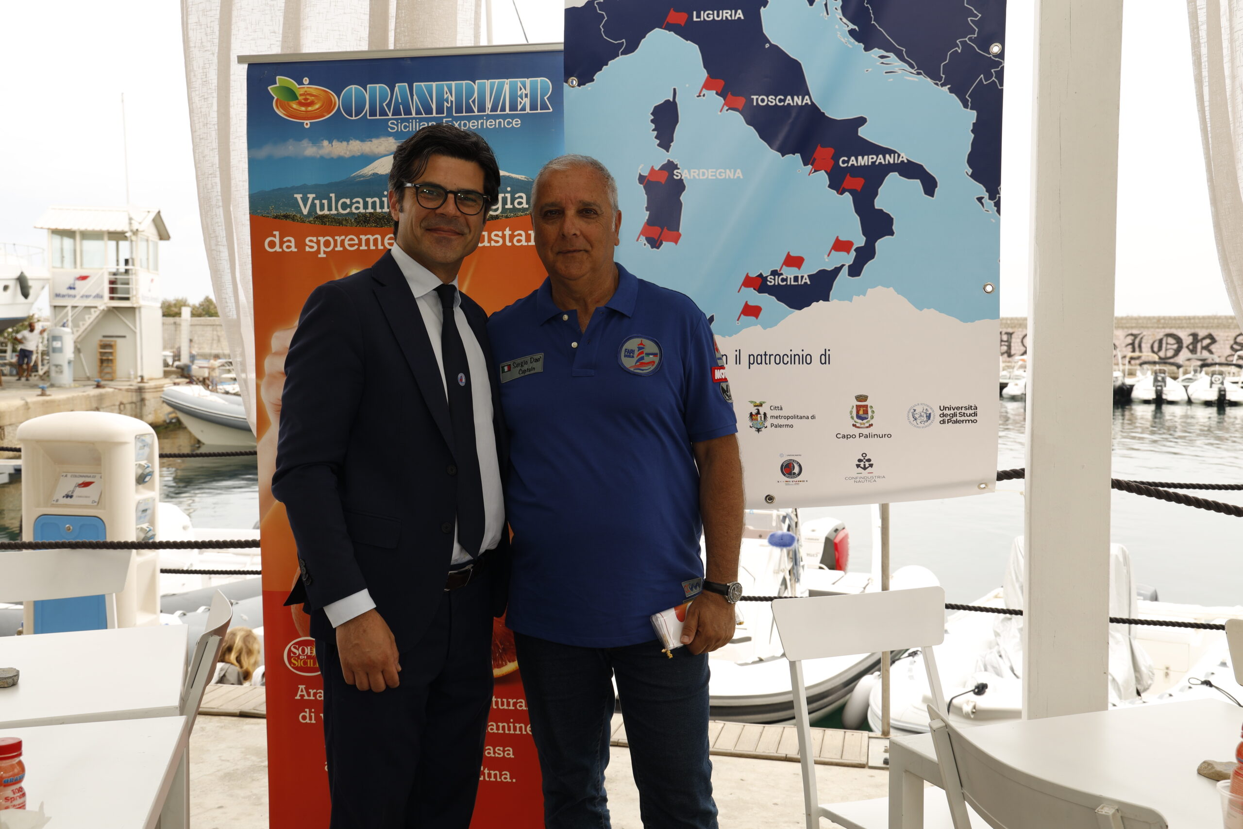 Sergio Davì e l’avventura in mare da Genova a Palermo tra i fari del Tirreno: Palinuro tra le tappe