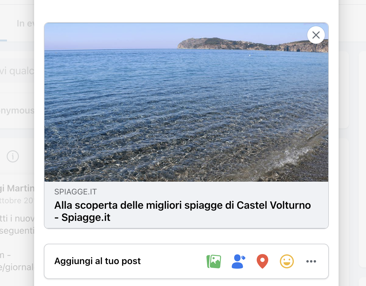 ‘Le migliori spiagge di Castel Volturno’ ma la foto utilizzata per l’articolo è scattata nel Cilento