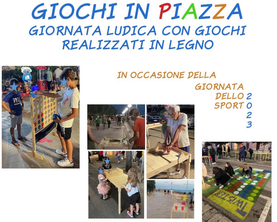 Castellabate, giochi di legno di una volta per la giornata nazionale dello sport