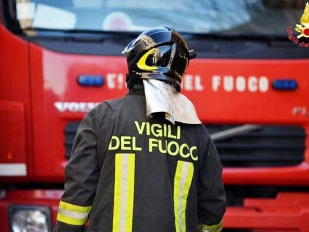 Capaccio, incendio in un’azienda bufalina: in fiamme fieno e trattore