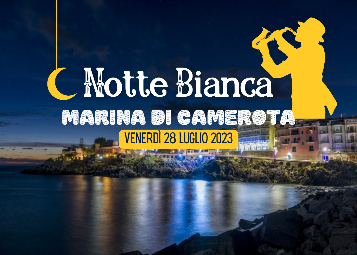 Venerdì 28 luglio Notte Bianca a Marina di Camerota: artisti di strada, dj-set, sfilate, mercatini e concerti
