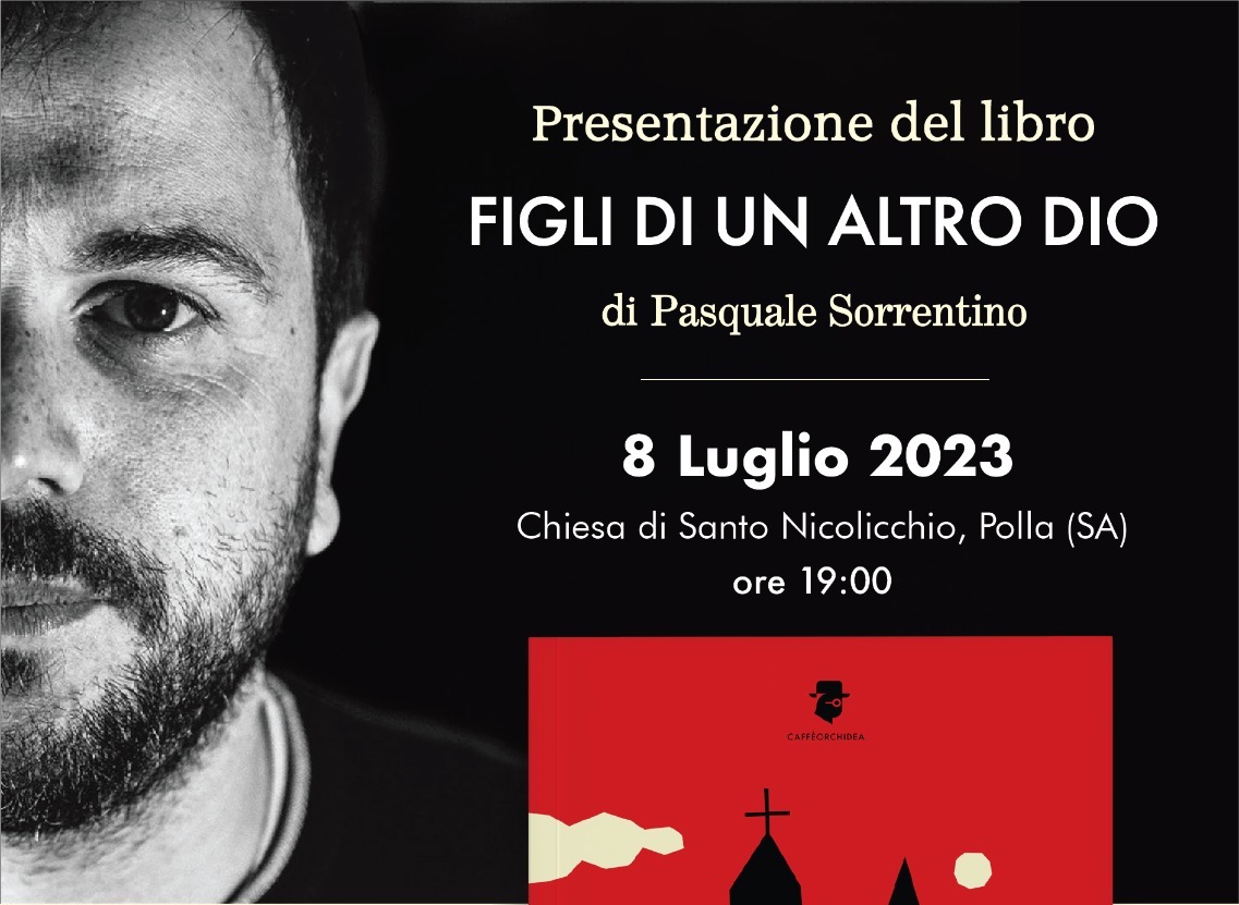 Ecco “Figli di un altro Dio”, il primo romanzo noir di Pasquale Sorrentino