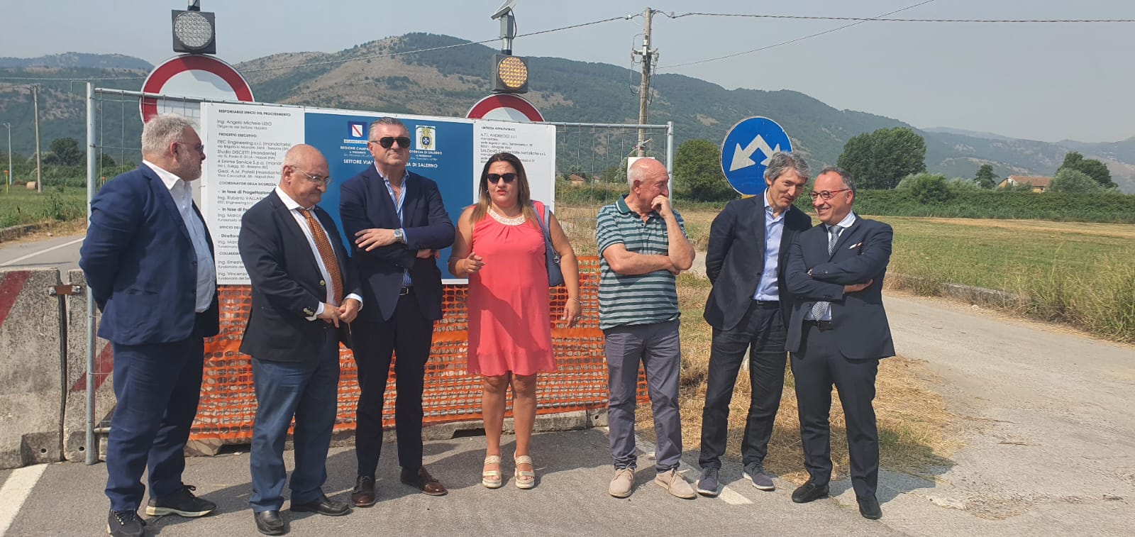 La Provincia di Salerno ha consegnato i lavori di rifacimento del ponte sul fiume Tanagro