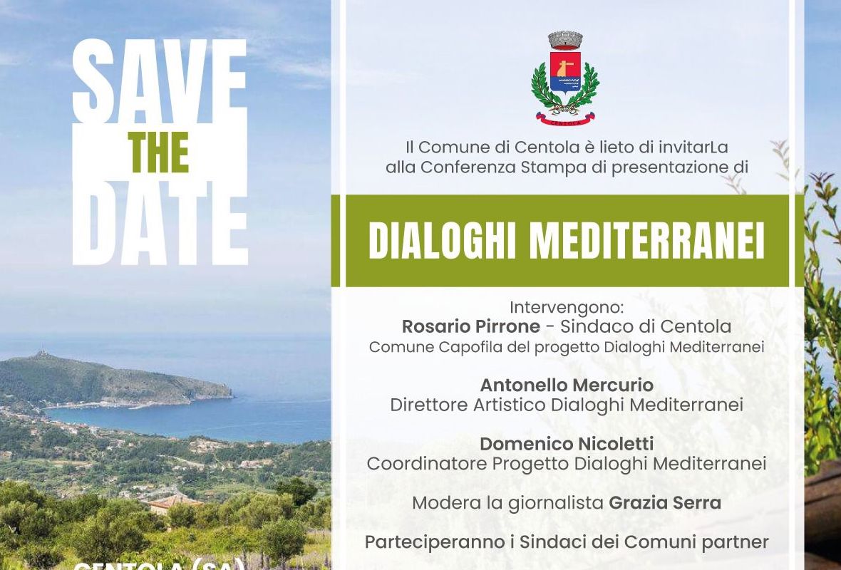 Torna «Dialoghi mediterranei», a Centola la conferenza stampa di presentazione