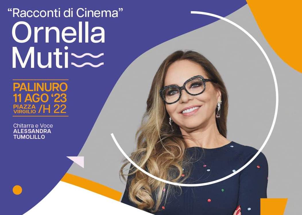 Ornella Muti porta a Palinuro i suoi “racconti di cinema”