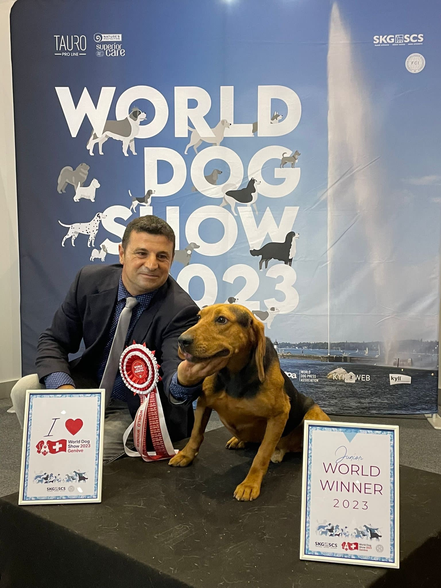 Cilento ancora sul tetto del mondo: trionfo a Ginevra al World Dog Show