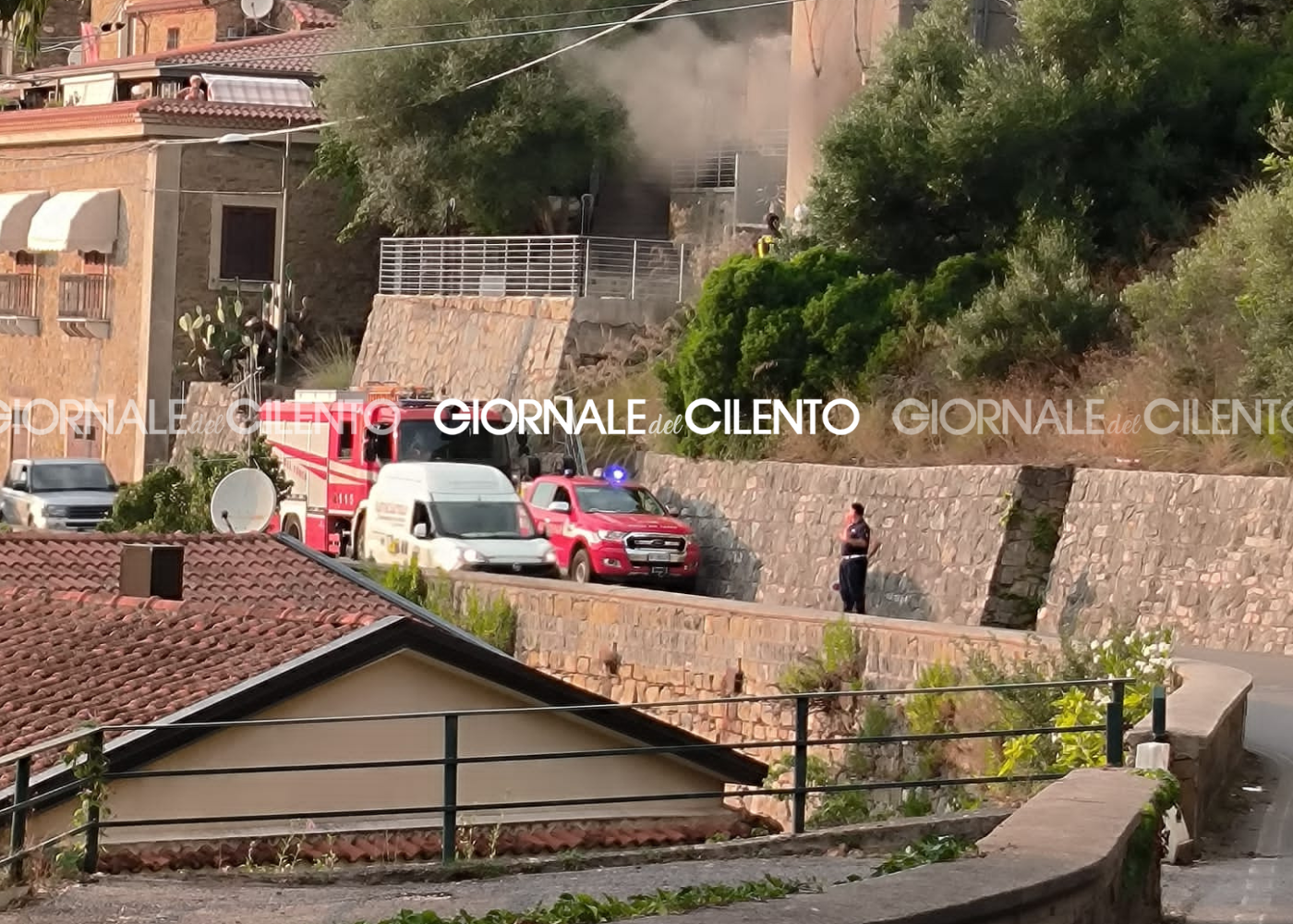 Montecorice, cabina Enel in fiamme: case e attività senza elettricità