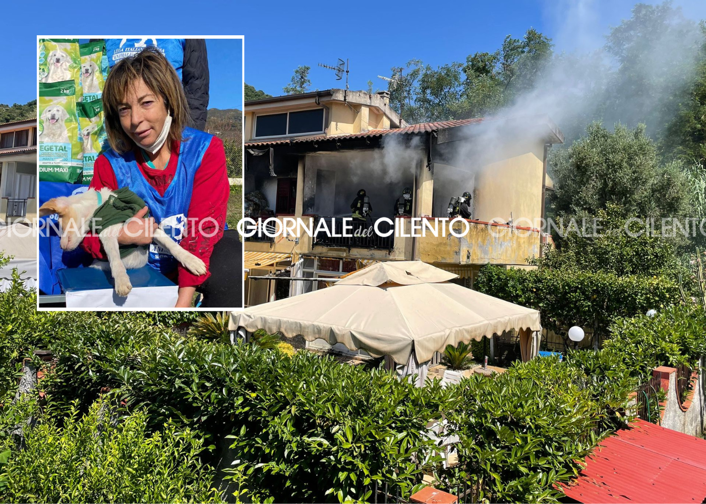 Capitello, casa in fiamme e cani morti: «Io so chi è stato, l’incendio è doloso»