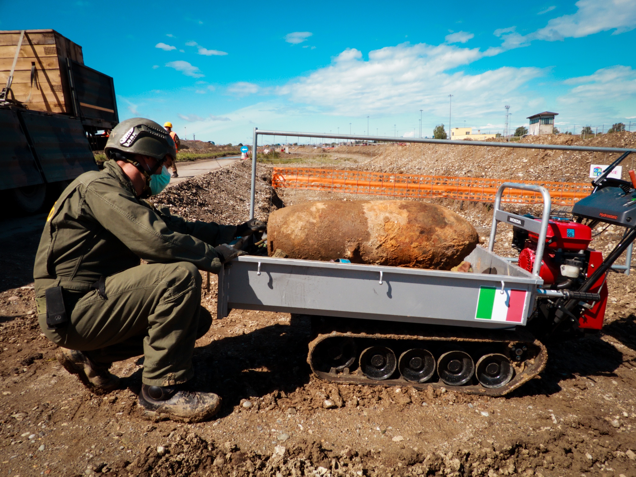 Ritrovato ordigno inesploso risalente alla seconda guerra mondiale: scatta piano sicurezza