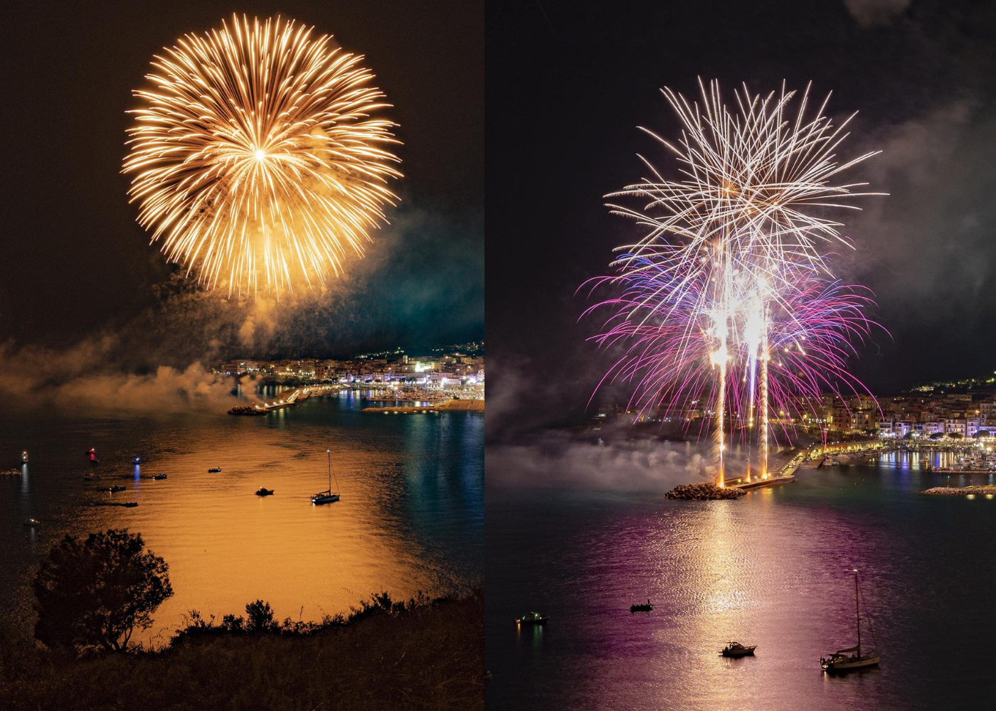 Tutto pronto per i fuochi d’artificio sul mare di Marina di Camerota: attesi migliaia di turisti