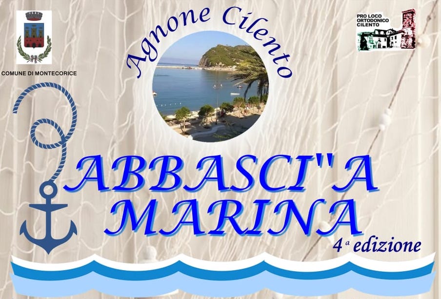 Agnone Cilento, tutto pronto per «Abbasci’ ‘a Marina’» in programma l’1 e 2 settembre