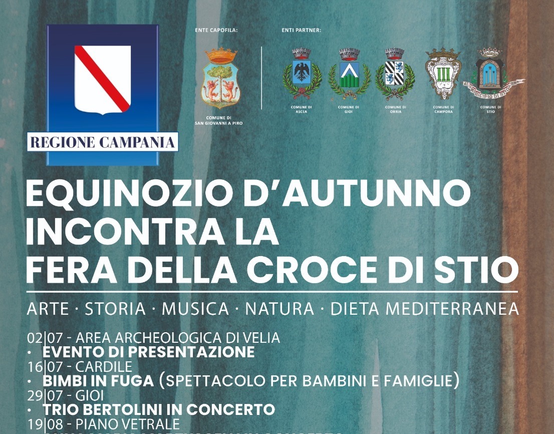 Equinozio d’autunno incontra la Fera della Croce di Stio: Cilento protagonista della storia e della cultura meridionale nel mondo