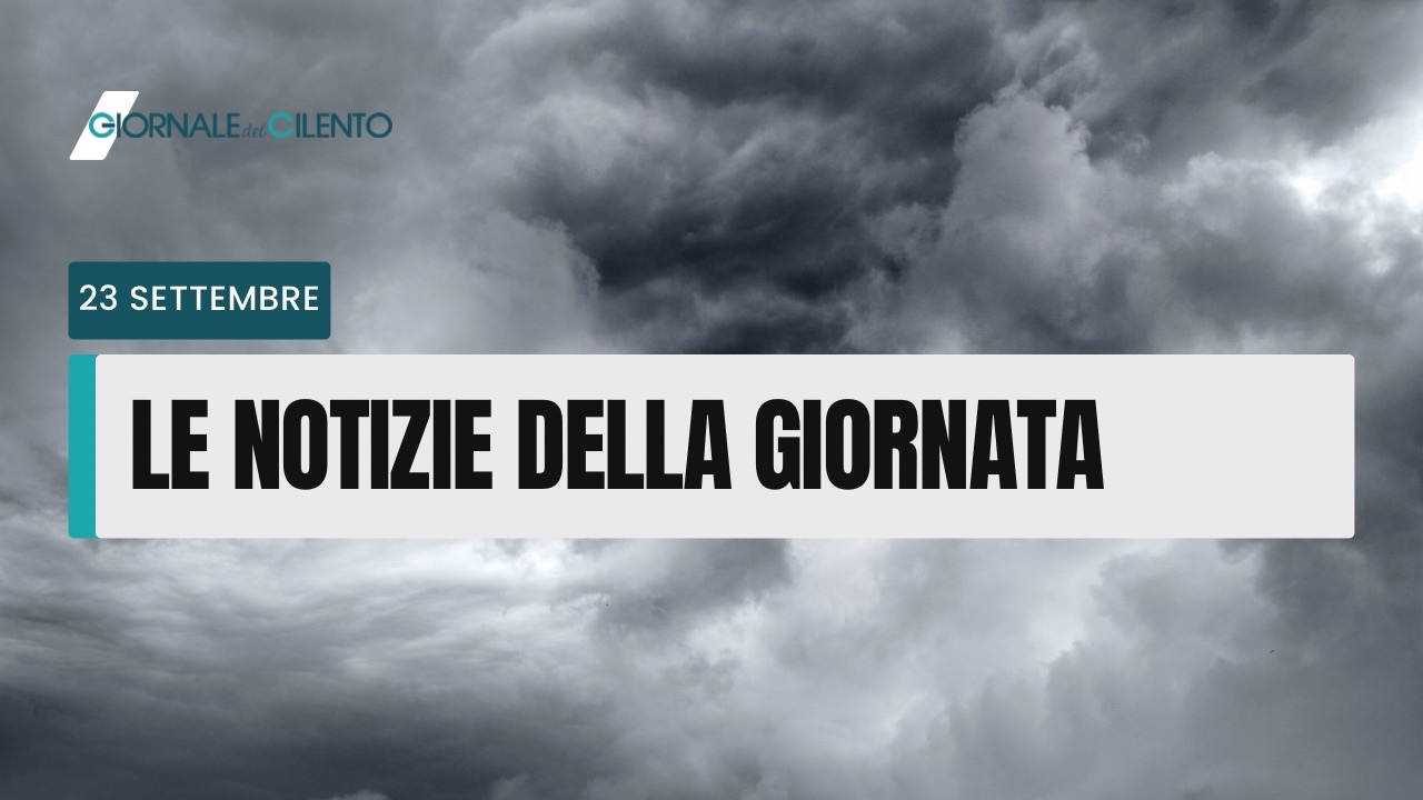 Le notizie di oggi sabato 23 settembre