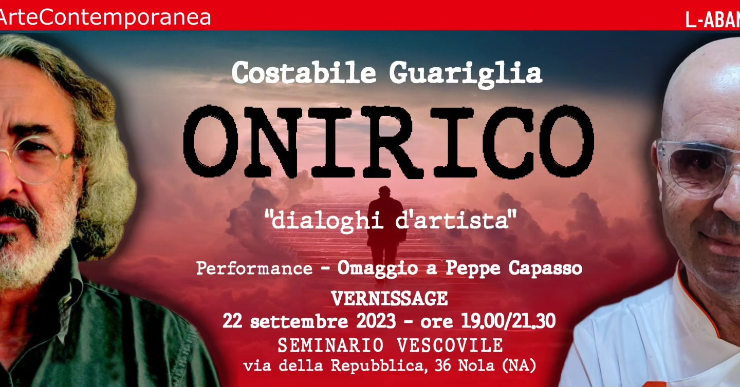 «Onirico», la performance omaggio al maestro Peppe Capasso dell’artista Costabile Guariglia