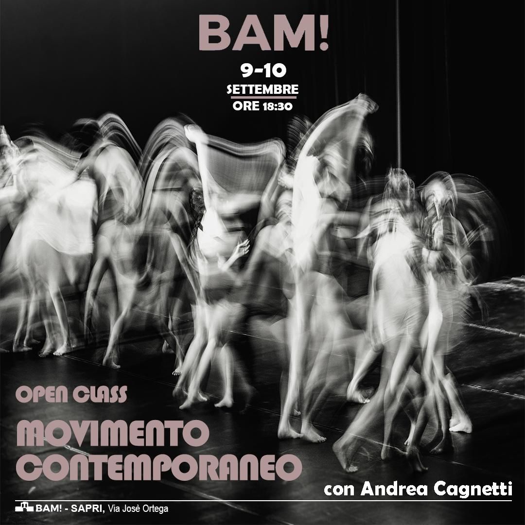 Sapri, la BAM! incontra il lavoro coreografico di Andrea Cagnetti