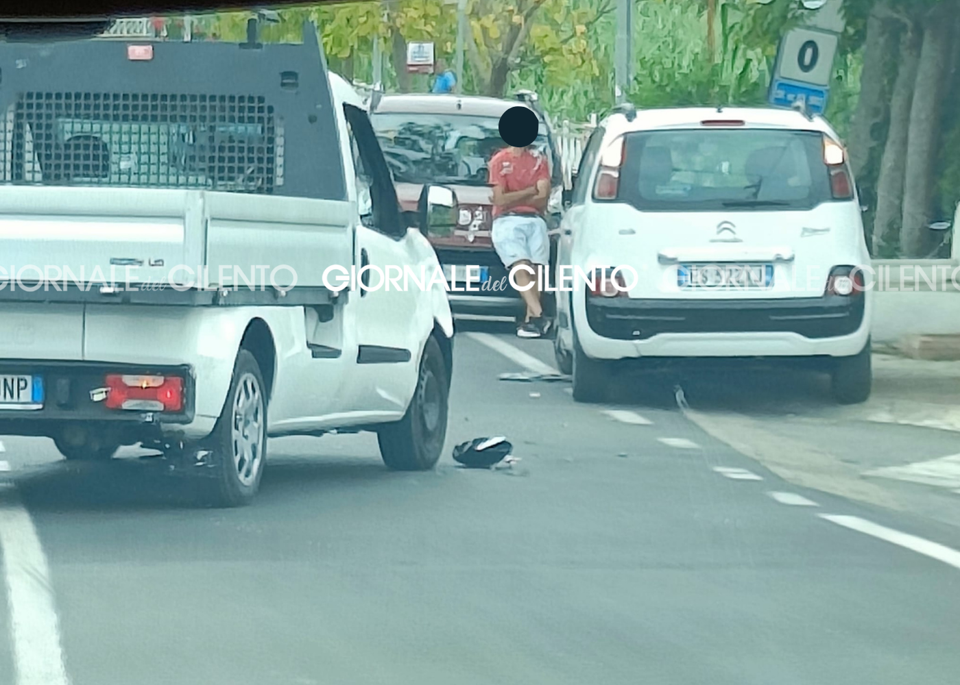 Incidente a Palinuro, tre auto coinvolte: nessun ferito