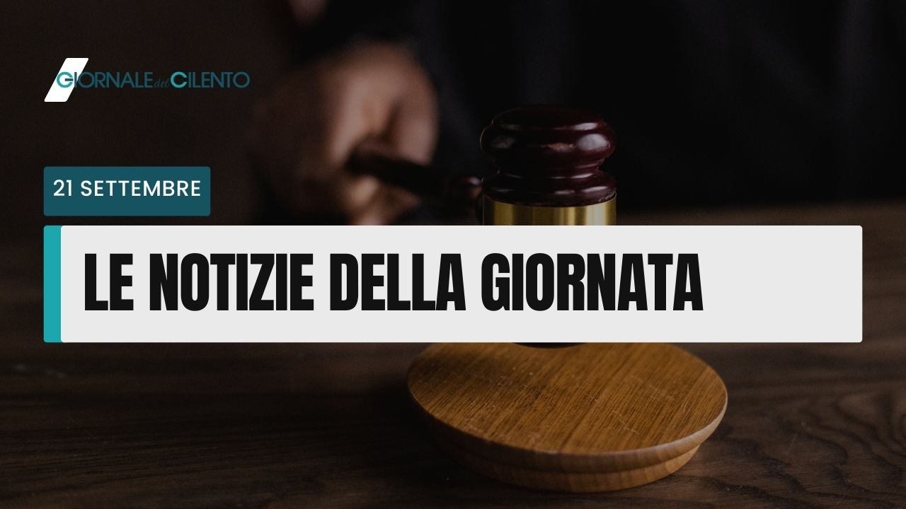 Le notizie di oggi giovedì 21 settembre