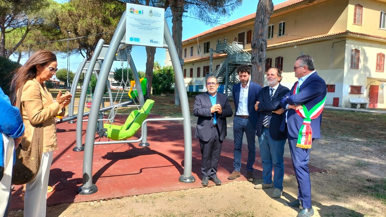 Capaccio Paestum con Agropoli tra i Comuni in Italia con il parco giochi inclusivo