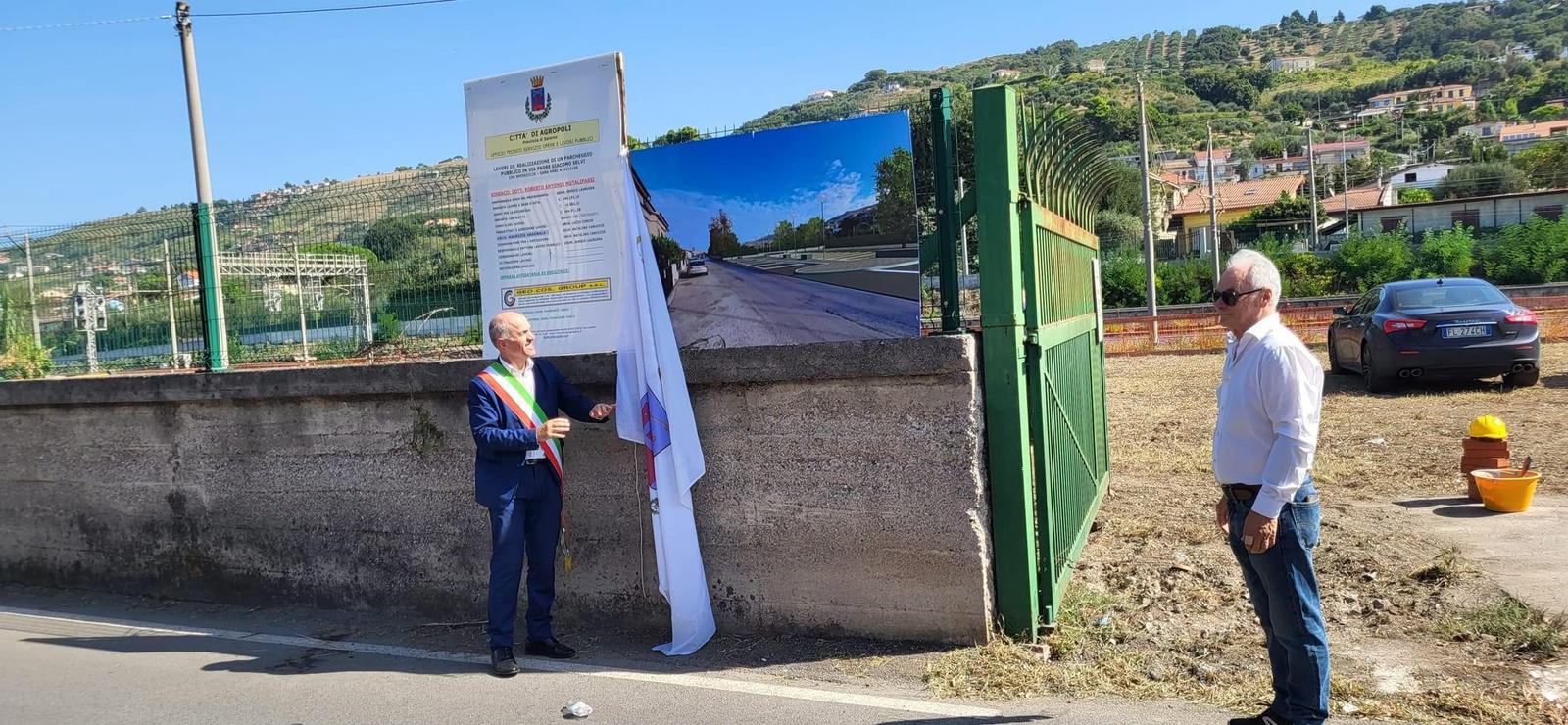 Agropoli, nuovo parcheggio in via Selvi: oggi la posa della prima pietra