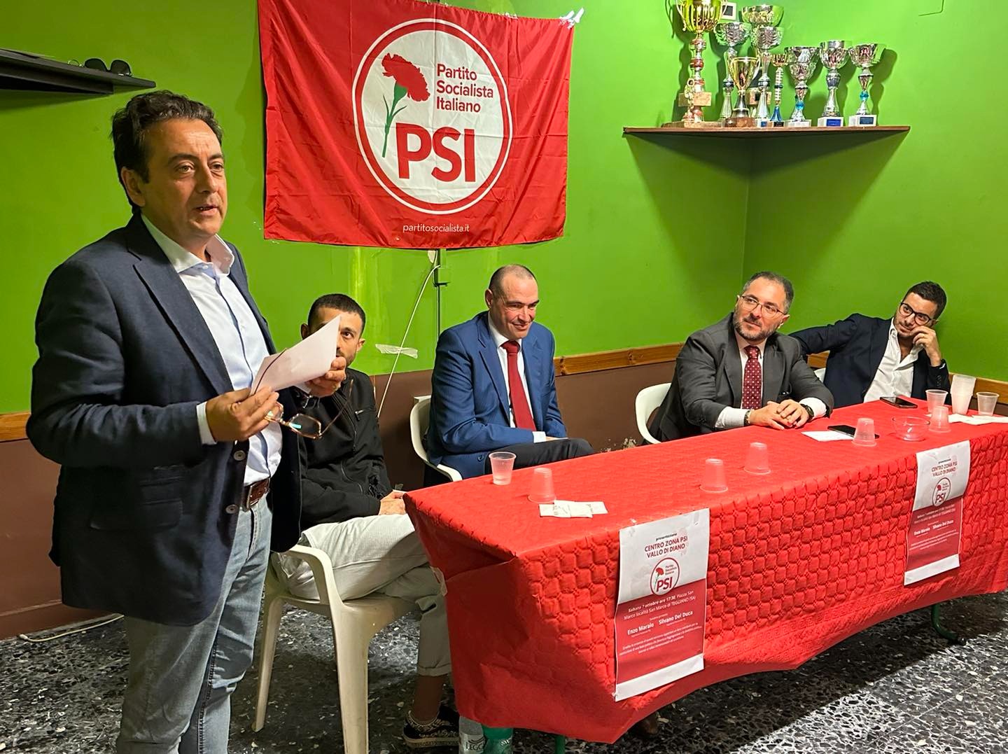 Cresce il Partito Socialista Italiano nel Vallo di Diano: nuove adesioni